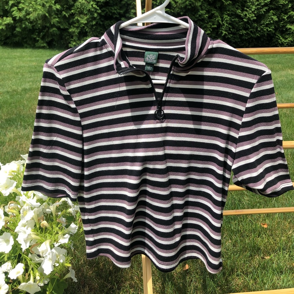 Wild Fable Quarter zip up shirt